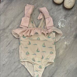 Kids Sailboat swimsuit, Sal and pimenta brand